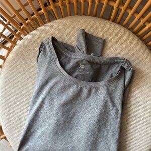 Gray Scoop Neck Top - All in motion